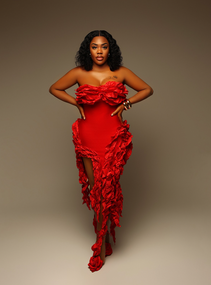 Pretty In Red Bandage Mini Dress - Red