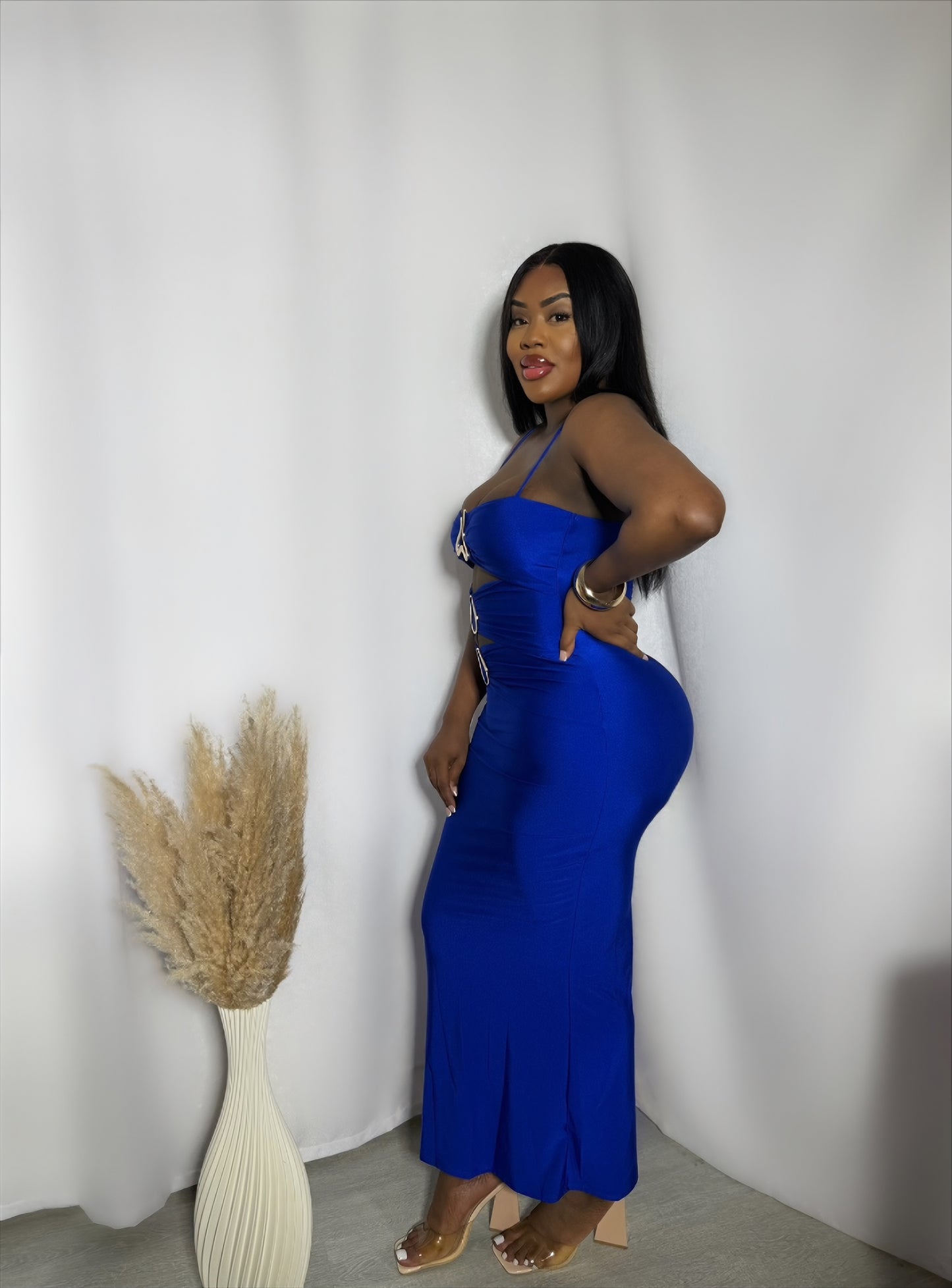 Vacation Babe Maxi Dress - Blue