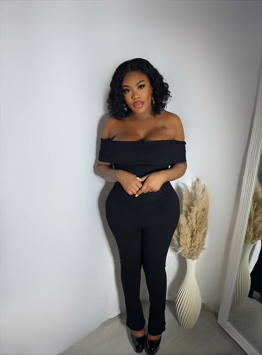 Body Snatcher Jumpsuit - Black