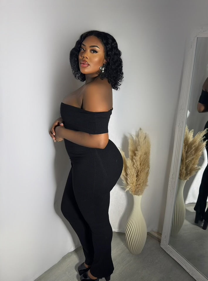 Body Snatcher Jumpsuit - Black